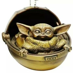 Disney Star Wars Bronze Baby Yoda Ornament